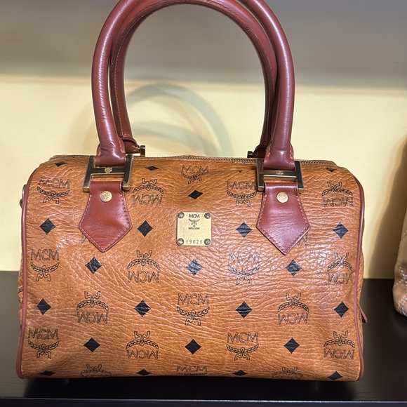 MCM Handbags - Authentic MCM Speedy 25 Boston style bag /COA